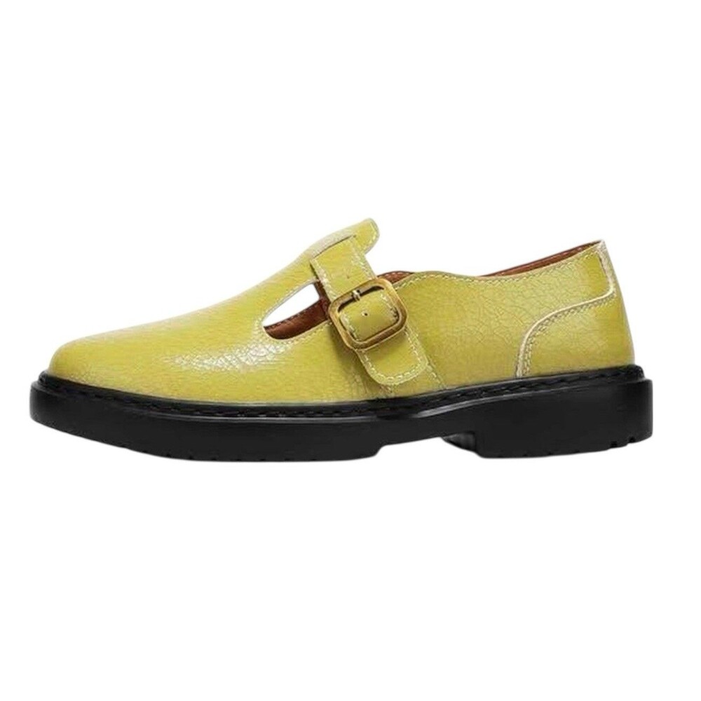 Women’s Mary Jane T-Bar Shoes Green Size 8 Classic Buckle Comfort NEW
